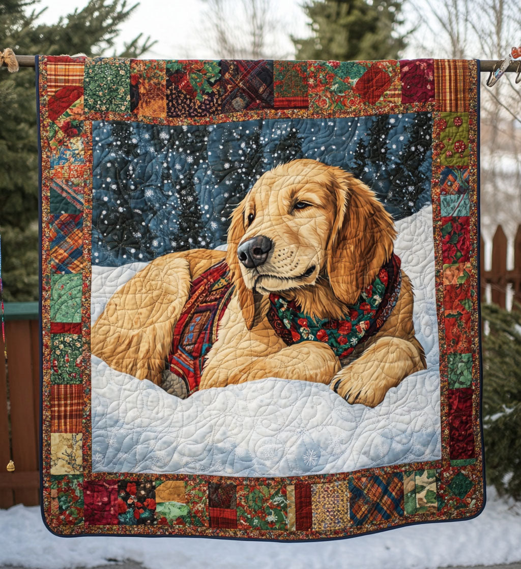 Vinter Retriever Quiltet Tæppe