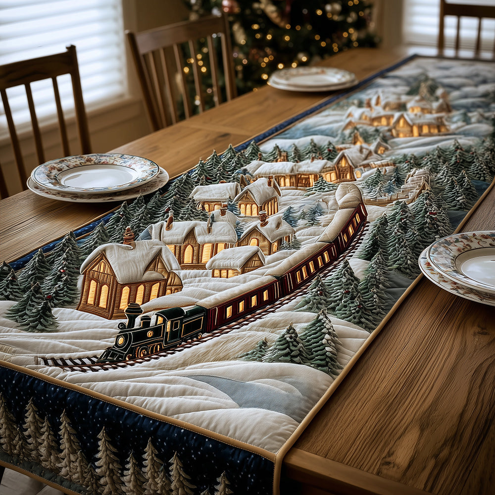 Vinter Tog Quilted Bordløber