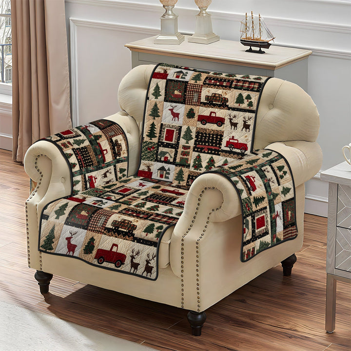 Vinterlandskab Quiltet Sofa Dække