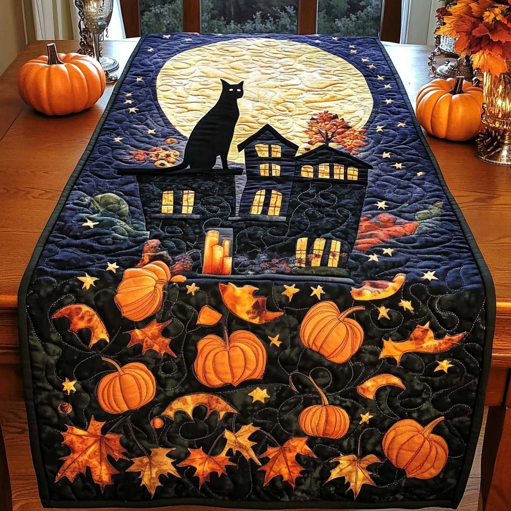 Halloween Quiltet Bordløber