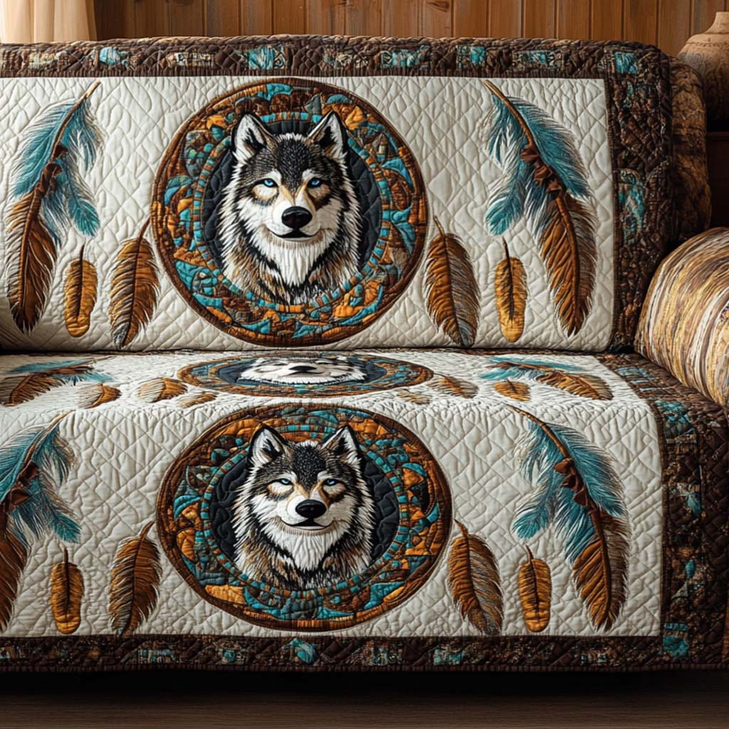 Native Quilted Sofa Cover