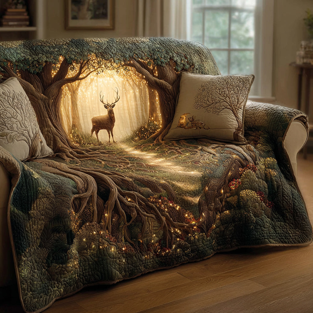 Skovdyr Quilted Sofa Dække
