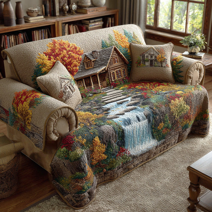 Skov Quilted Sofa Cover