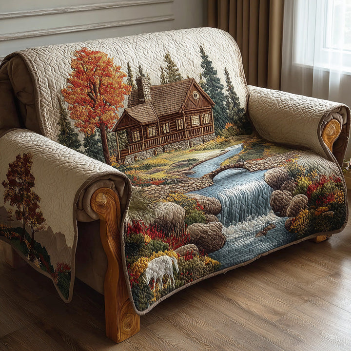 Skov Quilted Sofa Cover