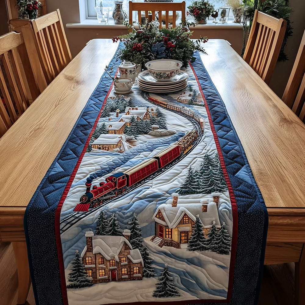 Vinter Tog Quilted Bordløber