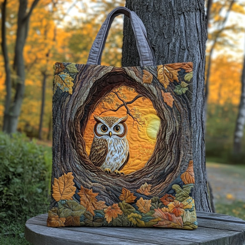 Guardian Of The Forest Quilted Tote Bag
