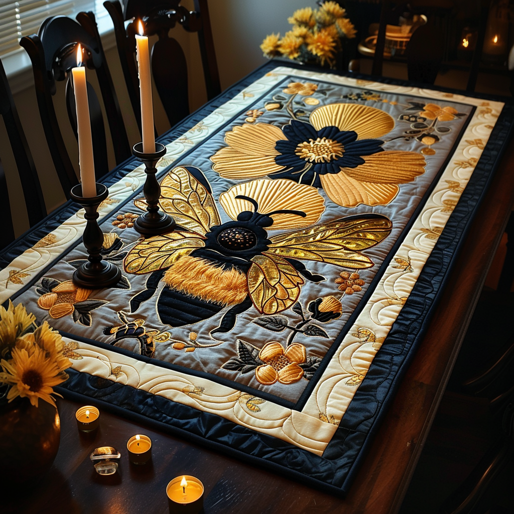 Bikonkurrence Quilted Table Runner
