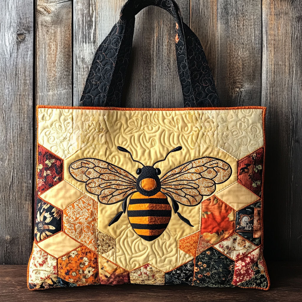 Rustik Patch Biav Quilted Tote Bag