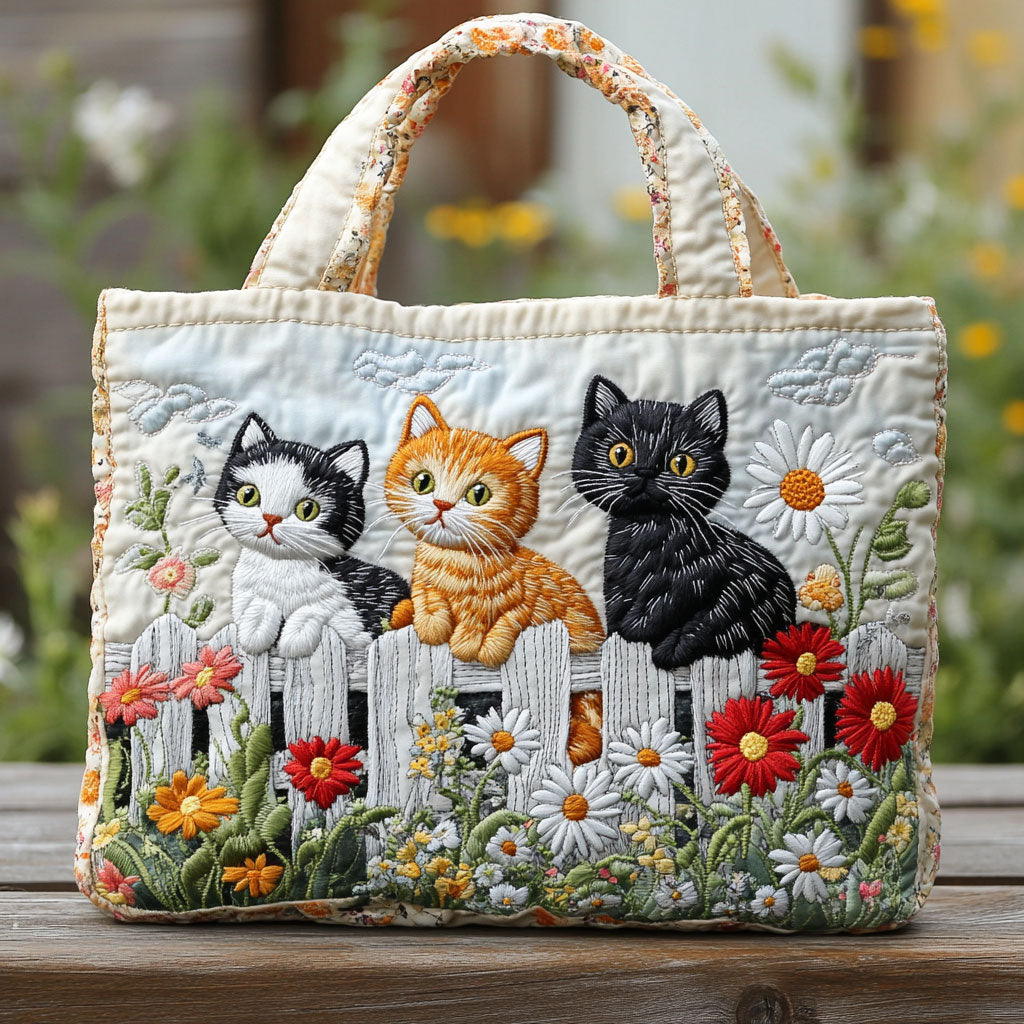 Drømmende Kattunger Vatteret Tote Bag