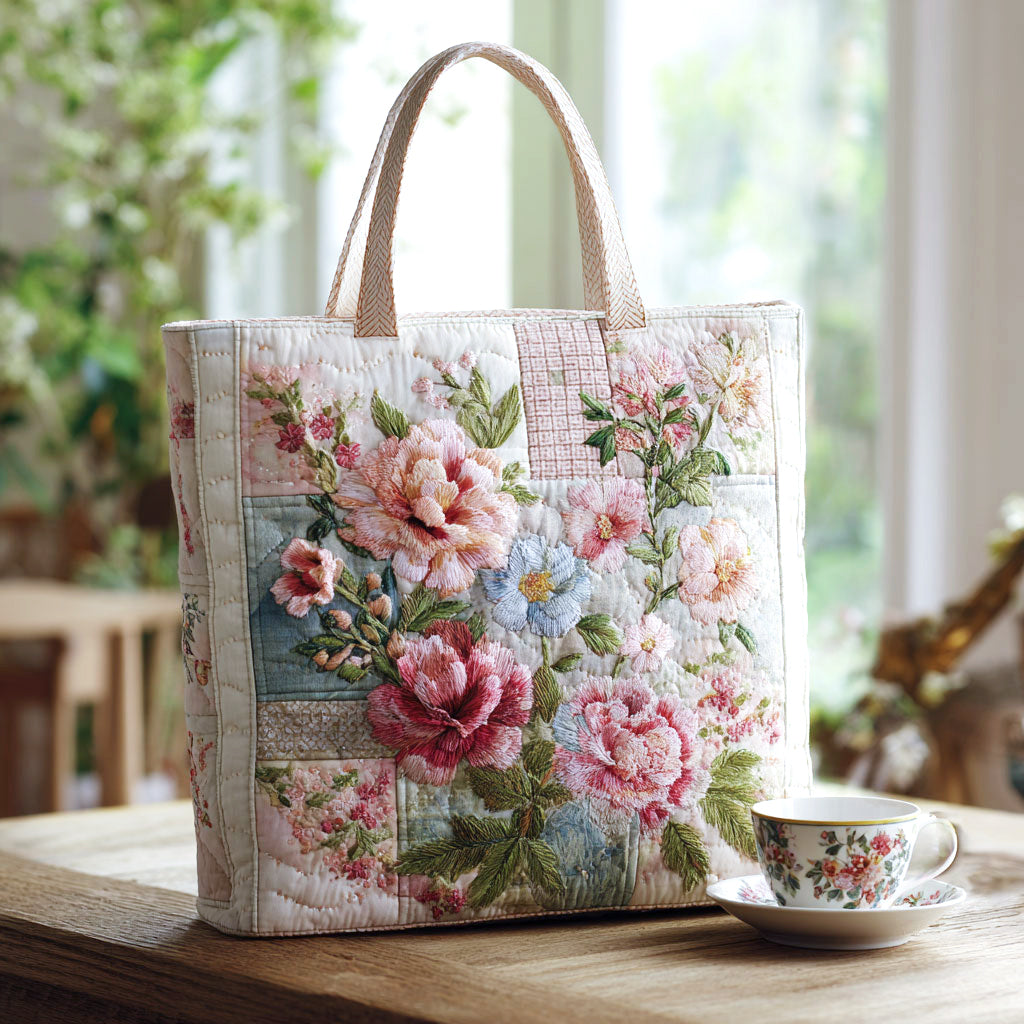 Blomstrende Blomst Vatteret Tote Taske