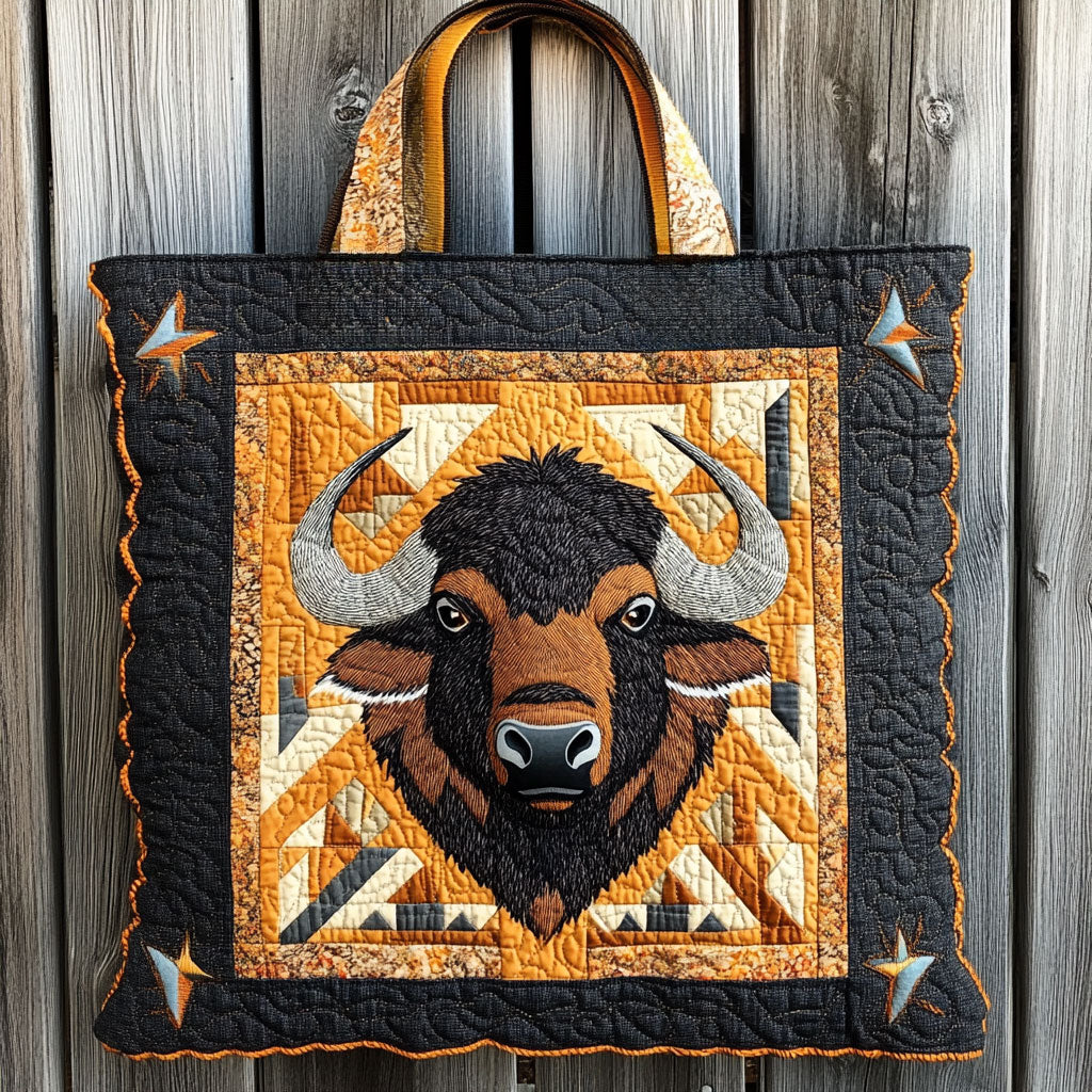 Ironstar Bison Quilted Tote Bag
